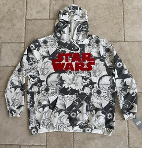 🔥Disney Parks - STAR WARS - DARTH VADER - All Over - Pullover Hoodie - XXL💥 - Picture 1 of 4