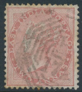 INDIA - 1860 2a dull pink Victoria, B172 cancel (= Singapore) – SG # 41 / Z72 - Picture 1 of 2