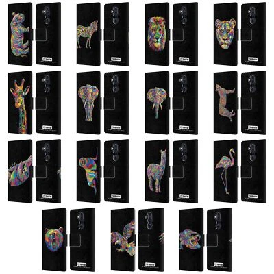 OFICIAL P.D. FUNDA BILLETERA LIBRO CUERO MORENO ANIMALES PARA TELÉFONOS MICROSOFT NOKIA Foto 1 de 4