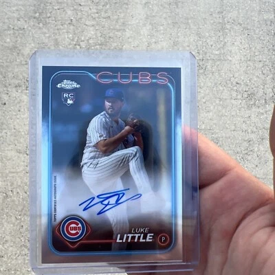 2024 Topps Chrome - Rookie Autographs #RA-LL Luke Little (AU, RC) - Image 1 of 2