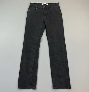Levis 511 Jeans Boy 18 Reg 29x30 Black Denim Slim Straight Leg Stretch Casual - Picture 1 of 15