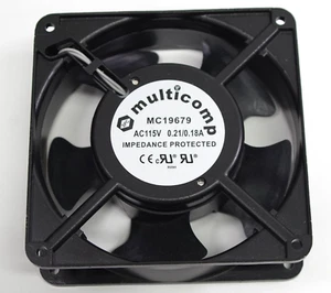 multicomp MC19679 AC115V 0,21/0,18A 12038 12CM Metalllüfter - Bild 1 von 3