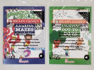 Chick Fil A Kids Brain Games Amazing Mazes & Dot-To-Dots NEW - Picture 1 of 1