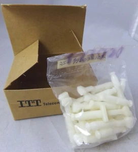 NOS ITT Telecom 25-79603-102 PSN 000124 White Plungers VTG Phone Parts 072622WT2 - Zdjęcie 1 z 2