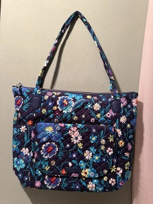 Bolso Cartera Vera Bradley Carson North South, Moonlight Garden, Flores, Nuevo con Etiquetas Foto 1 de 4