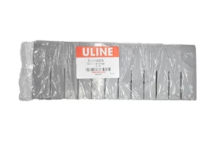 Uline S-19496SD 15x6 Short Divider 15 Pack Gray Bin Shelf Separator New Sealed - Picture 1 of 7
