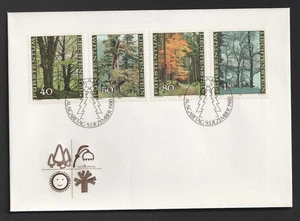 1980 Liechtenstein Forest Four Seasons FDC. Vaduz First Day Cover - Picture 1 of 1