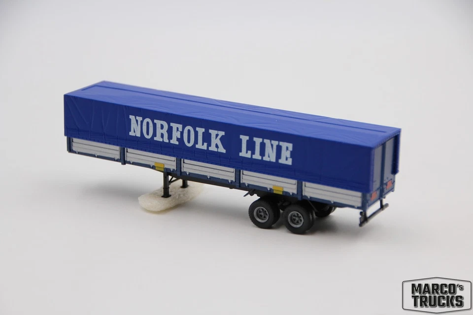 Roco Trailer Flatbed/Tarpaulin 2axis „Norfolk Line“ 1:87 /RO365 - Image 1 of 1