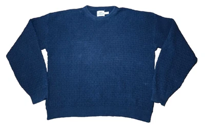 Vintage Van Heusen 417 Men's Navy Blue USA Pullover SWEATER | XL - Image 1 of 3