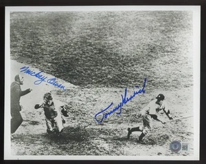 TOMMY HENRICH & MICKEY OWEN 1941 WORLD SERIES AUTOGRAPH 8X10 PHOTO BECKETT COA - Picture 1 of 4