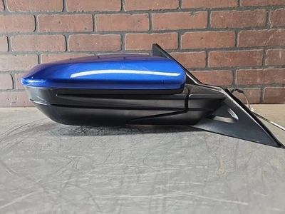 Оригинальное боковое зеркало для Honda Civic 2016-2021 годов выпуска правостороннее пассажирское 3-проводное синее 0752L - Изображение 1 из 4