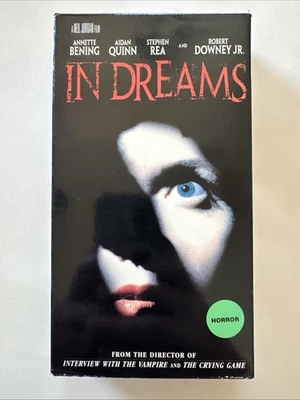 In Dreams VHS Tape Thriller 1999 Serial Killer; Annette Bening, Robert Downey Jr - Image 1 of 4