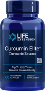 THREE PACK Life Extension CURCUMIN ELITE TURMERIC EXTRACT 500 mg 60 cap SAVE $16 - Picture 1 of 2