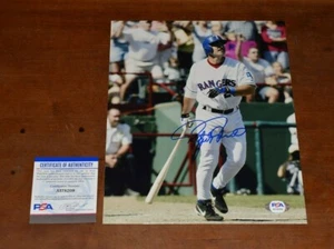 RAFAEL PALMEIRO Signed 8x10 Photo-Rangers-Orioles-3000 Hits-500HR's-PSA - Picture 1 of 4