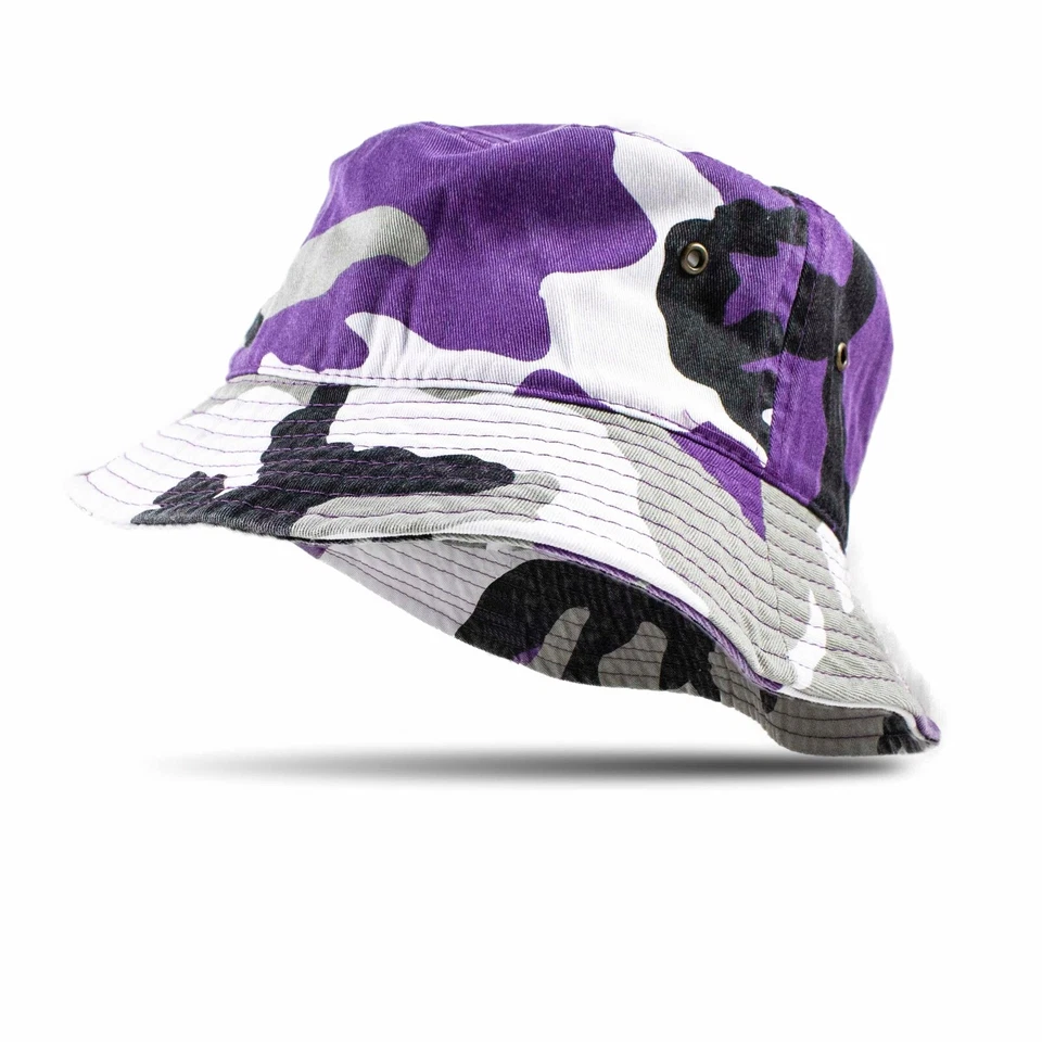 Sombrero de cubo Gorra Algodón Pesca Boonie Ala Visera Sol Safari Verano Hombres Camping Foto 1 de 1