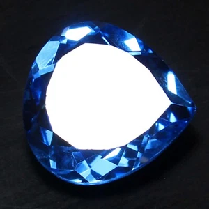 Natural 16.95 Ct Brazil Blue Aquamarine Certified 17x16 MM Pear Stunning Gems - Picture 1 of 6