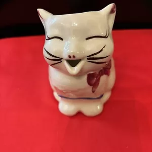 Vintage Shawnee Pottery USA Russ’n Boots Cat Creamer Kitty Cream brocca da collezione - Foto 1 di 6
