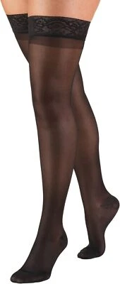 TruForm 0264 Tru Sheer 20-30 Compression CT Thigh Lace TB Stockings Size & Color - Image 1 of 4