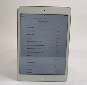 Apple iPad Mini 1st Gen A1432 7.9" Silver 16GB iOS 9.3.5 FAULTY LCD 585 - Picture 1 of 20