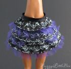 Monster High Doll Twyla 13 Wishes Purple Black Ruffled Skirt