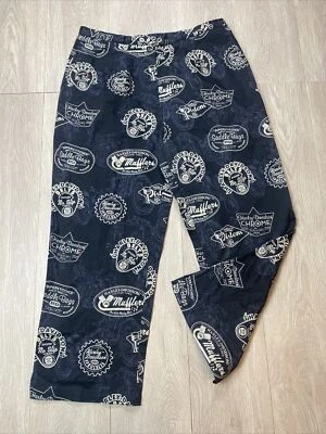 Pantalones capri vintage Harley Davidson para mujer talla 6 estampado de logotipo de Tori Richard Foto 1 de 4