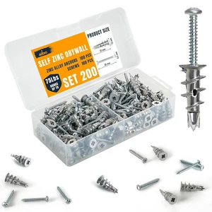 ALBO Zinc Self-Drilling Drywall Anchors - Picture 1 of 29