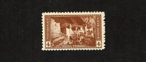 1934 U.S. NATIONAL PARKS ISSUE 4c MESA VERDE Sc#743 M/NH/OG GEM ! - Picture 1 of 1