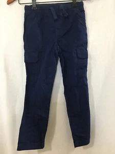 NWT Carter's Boys Navy Blue Cargo Pull-On Drawstring Pants Youth sizes 5T, 6, 7 - Picture 1 of 5