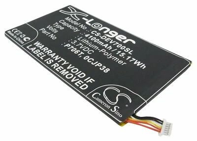 4100mAH Battery For DELL Venue 7 3740,Venue 8 3830,0CJP38,0DHM0J,0YMXOW,P706T - Image 1 of 4