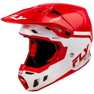 2026 Fly Racing Formula CC Objective Motocross Helmet Red White Adults - Picture 1 of 5