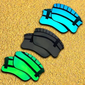 3Pair Lenses Replacement for-Oakley Flak Jacket XLJ Polarized-Black&Blue&Green - Picture 1 of 8
