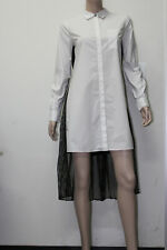 Co+Co by Coco Rocha White Hi-lo Hem Shirt Dress