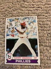 #470 Garry Maddox Gary Philadelphia Phillies 1979  Topps  Baseball Card Cb15