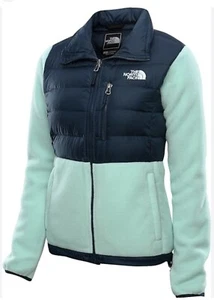 Chaqueta de plumón The North Face Denali 550 como nueva/azul marino para mujer XS Polartec - Imagen 1 de 9