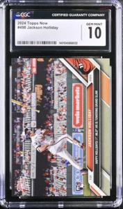 2024 Topps Now #498 Jackson Holliday RC card CGC 10 - Picture 1 of 2