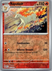 Rapidash SV05: Temporal Forces 027/162 Near Mint NM Reverse Holo - Picture 1 of 2