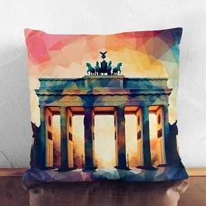 Plump Cushion Brandenburg Gate Geometric No.1 Scatter Throw Pillow Cover Filled - Picture 1 of 3
