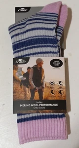 Crane Merino Wool Performance Crew Socks 4-10 - Picture 1 of 5