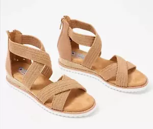 Skechers Women Desert Kiss Stretch Strap Sandals TINI $60 {&} - Picture 1 of 8