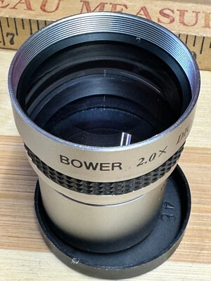 Bower 2X Telephoto Tele Lens Silver for Olympus Adapter Digital Cameras 36-37mm - Image 1 of 4