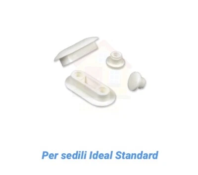 KIT PARACOLPI PER SEDILE WC 2 FUNGHETTI + 2 OVALI PER IDEAL STANDARD - Immagine 1 di 2