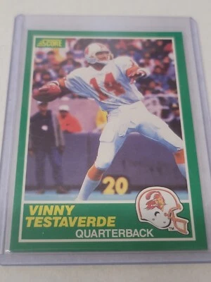 VINNY TESTAVERDE 1989 Score #224.  BUCS - Top Loaded SET BREAK - Image 1 of 2