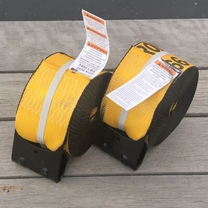(2 Pack) Kinedyne Winch Strap With Flat Hook 4” X 30Ft - Picture 1 of 5