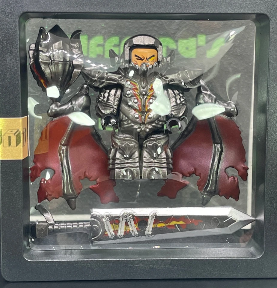 ¡NUEVO! IMPORTACIÓN PERSONALIZADA Brick Man LEGO ANTIGUO GUERRERO REY EXÁNIME #2.0 Minifigura de lujo Foto 1 de 4