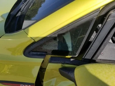 22 2022 VW VOLKSWAGEN GOLF GTI OEM DRIVER LEFT PILLAR GLASS  - Image 1 of 4