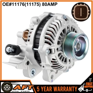 Alternador para Honda Civic 2006 2007 2008 2009 2010 2011 1,8 L 80 amperios 11175 11176 - Imagen 1 de 13