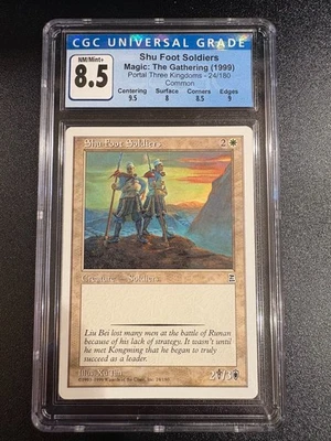 Graded CGC 8.5 Shu Foot Soldiers Portal Three Kingdoms Regular - Image 1 of 2