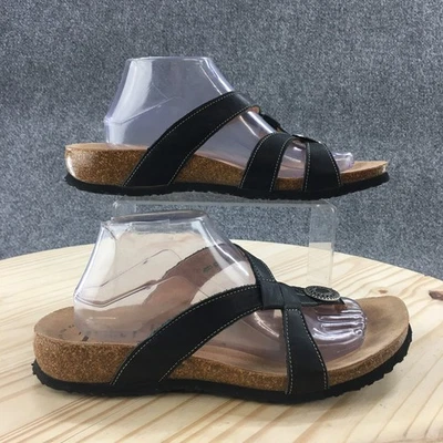 Sandalias Naot para mujer 42 Kate Slide negras sin cordones en lazo informales cómodas parte superior baja Foto 1 de 4