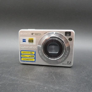 Sony Cyber-shot DSC-W120 7,2 MP 4x zoom ottico fotocamera digitale si accende per ricambi - Foto 1 di 9
