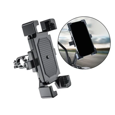 Motorcycle Bike Phone Holder for Bicycle 4.5" to 6.3" - Image 1 of 4